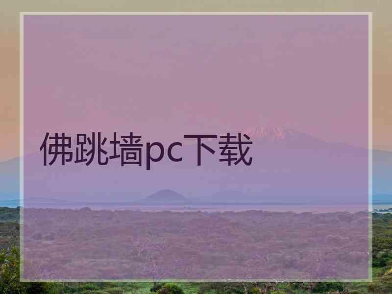 佛跳墙pc下载