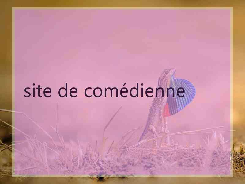 site de comédienne