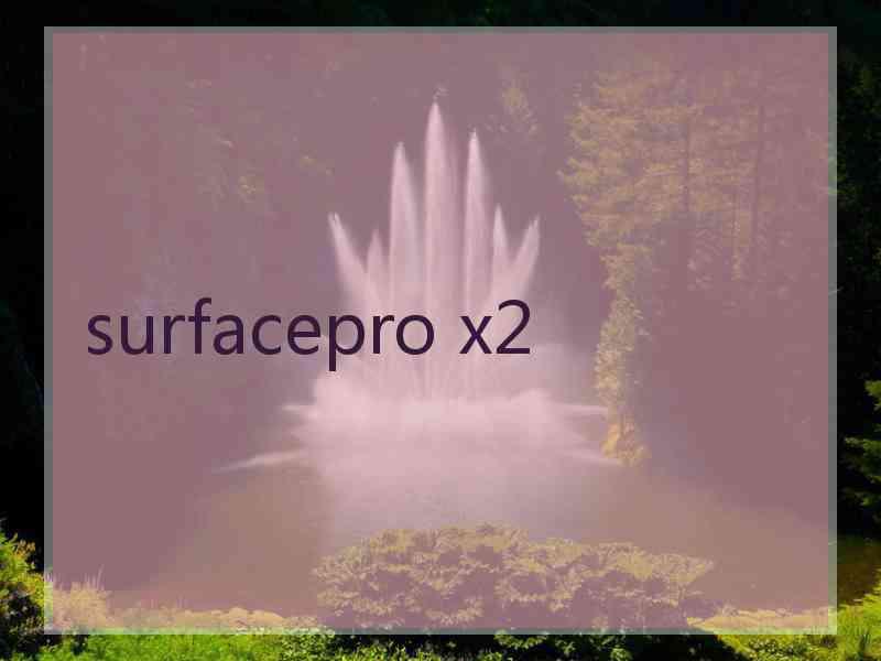 surfacepro x2