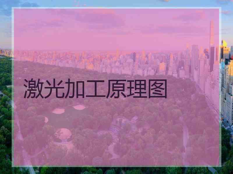 激光加工原理图