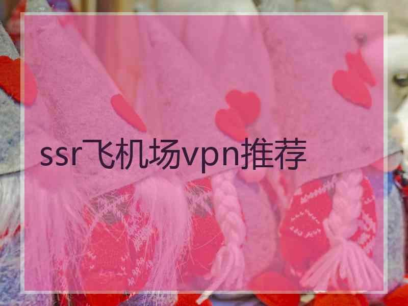 ssr飞机场vpn推荐