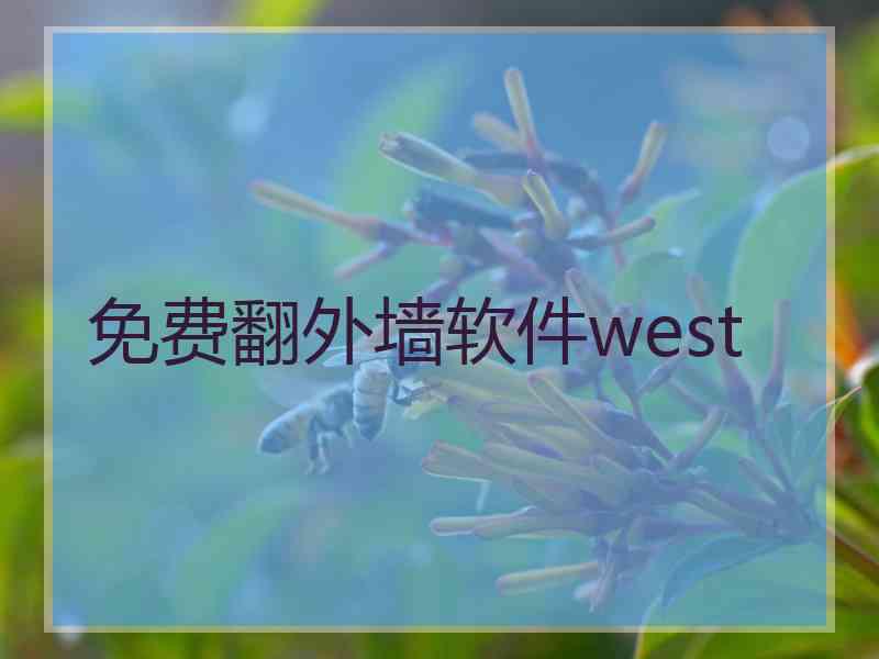 免费翻外墙软件west