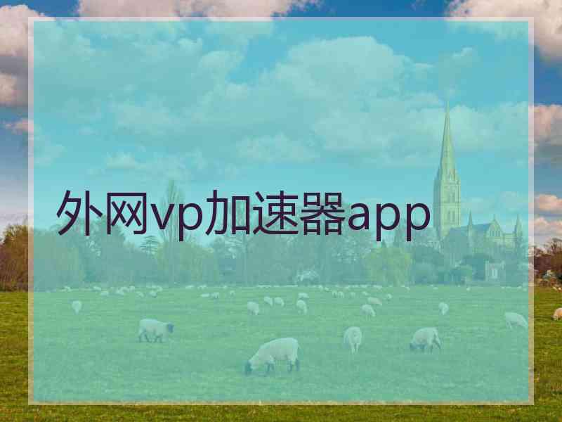 外网vp加速器app